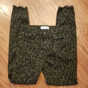 ⭐SALE⭐ ZARA leopard skinny jeans